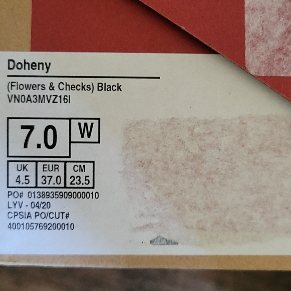 Vans Doheny Flowers and Checks - Picture 16 of 16